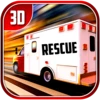 city ambulance rescue drive 3d android application logo